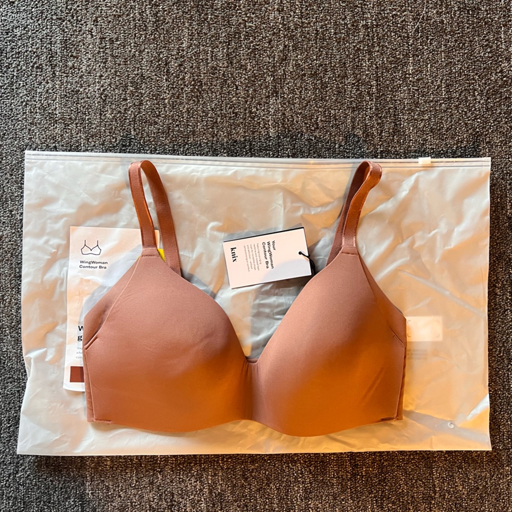 Knix Brown WingWoman Contour Seamless Bra